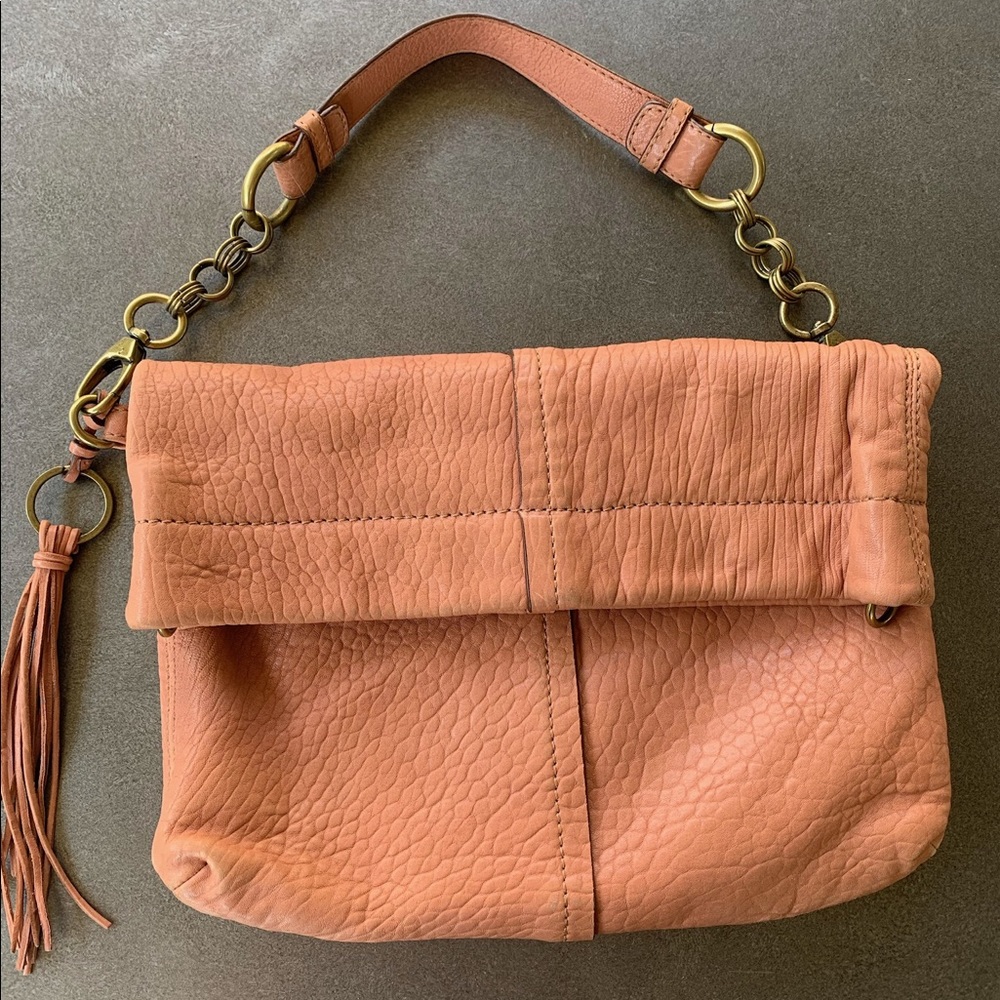 Fossil Pebbled Leather Convertible Shoulder Bag